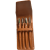 Aston Leather Tan Finger Style Quad Pen Case - Pen Boutique Ltd