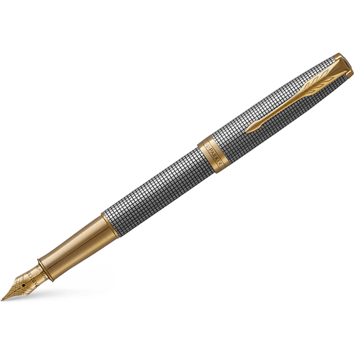Parker Sonnet Fountain Pen - Prestige Cisele - Gold Trim - 18K Nib - Pen Boutique Ltd