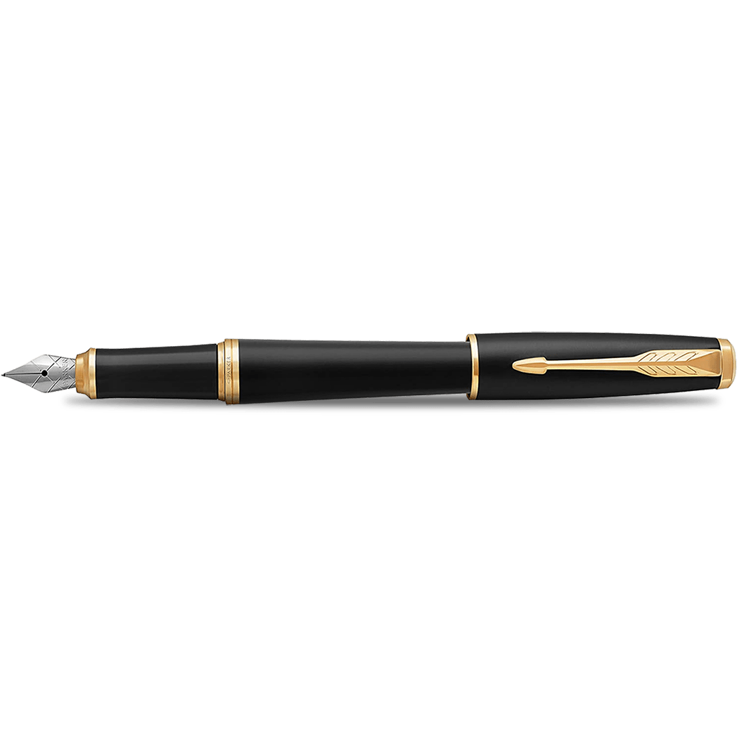 Parker Urban Muted Black with Gold Trim Fountain Pen - Pen Boutique Ltd
