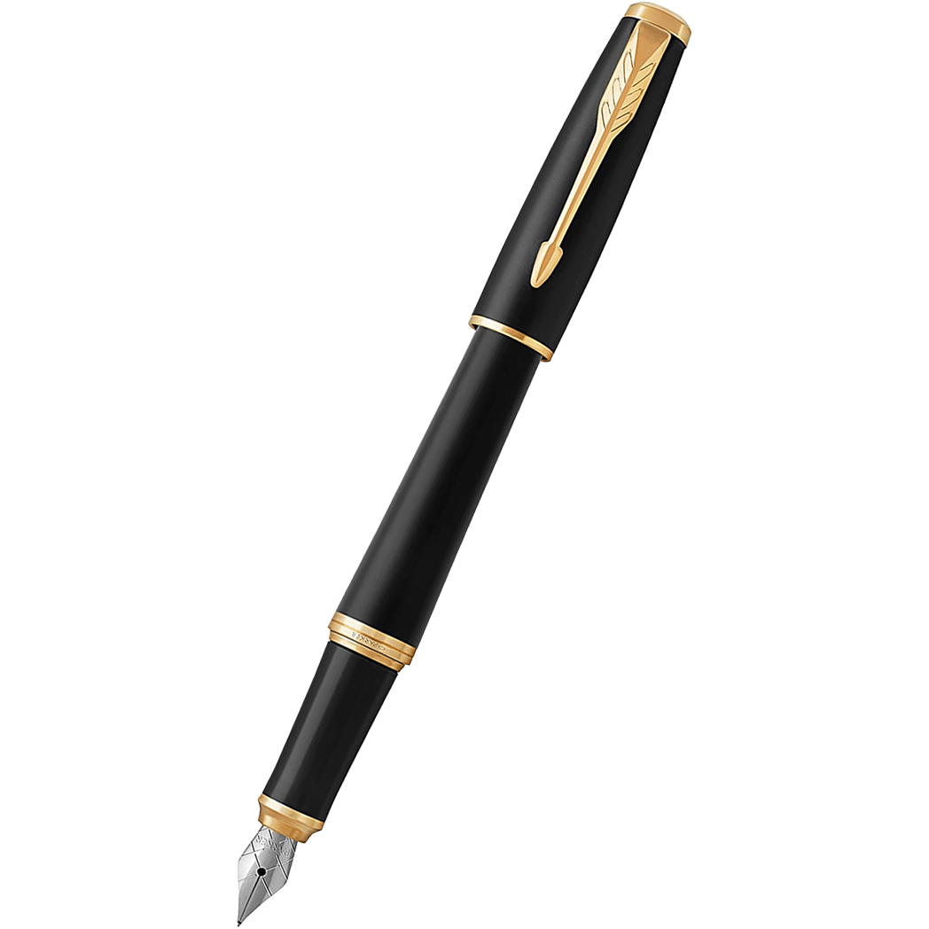 Parker Urban Muted Black with Gold Trim Fountain Pen - Pen Boutique Ltd