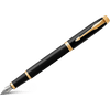 Parker IM Fountain Pen - Black - Gold Trim - Pen Boutique Ltd