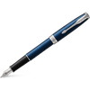 Parker Sonnet Fountain Pen - Blue - Chrome Trim - Pen Boutique Ltd