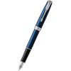 Parker Sonnet Fountain Pen - Blue - Chrome Trim - Pen Boutique Ltd