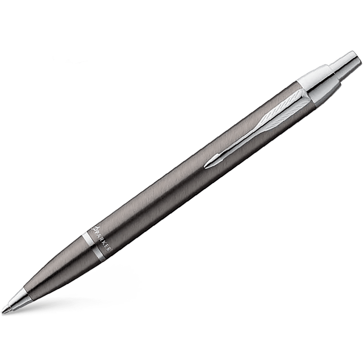 Parker IM Ballpoint Pen - Gunmetal - Chrome Trim - Pen Boutique Ltd
