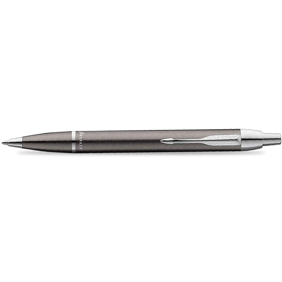 Parker IM Ballpoint Pen - Gunmetal - Chrome Trim - Pen Boutique Ltd