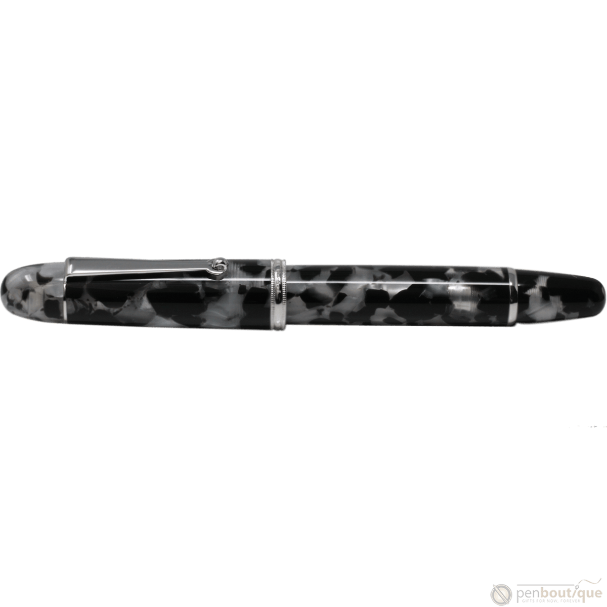 Penlux Masterpiece Grande Fountain Pen - Koi - Black & White - Pen Boutique Ltd