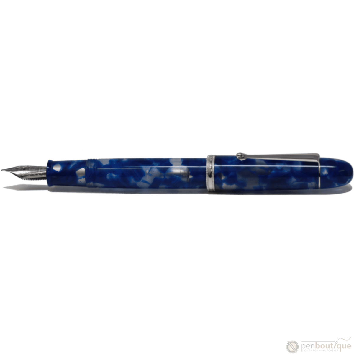 Penlux Masterpiece Grande Fountain Pen - Koi - Blue & White - Pen Boutique Ltd