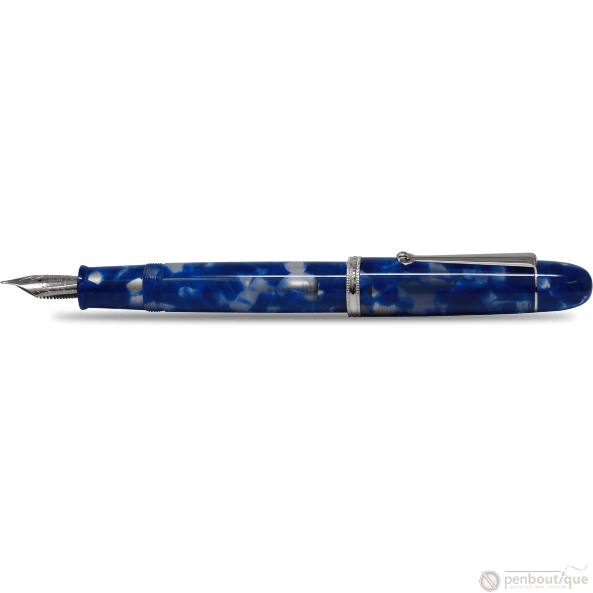Penlux Masterpiece Grande Fountain Pen - Koi - Blue & White - Pen Boutique Ltd