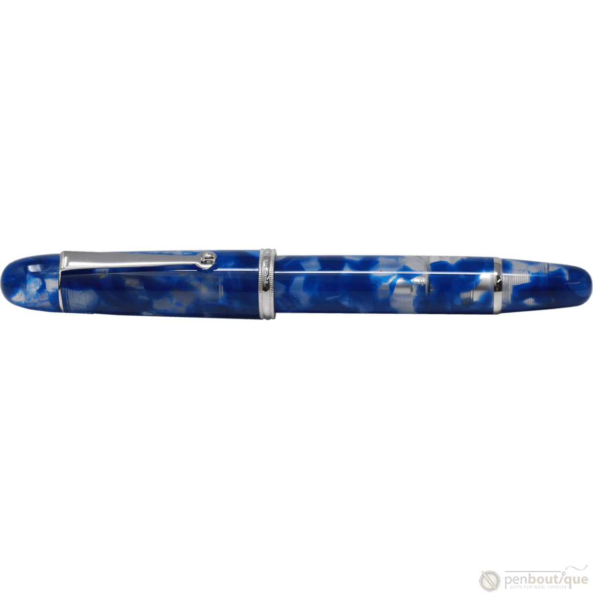 Penlux Masterpiece Grande Fountain Pen - Koi - Blue & White - Pen Boutique Ltd