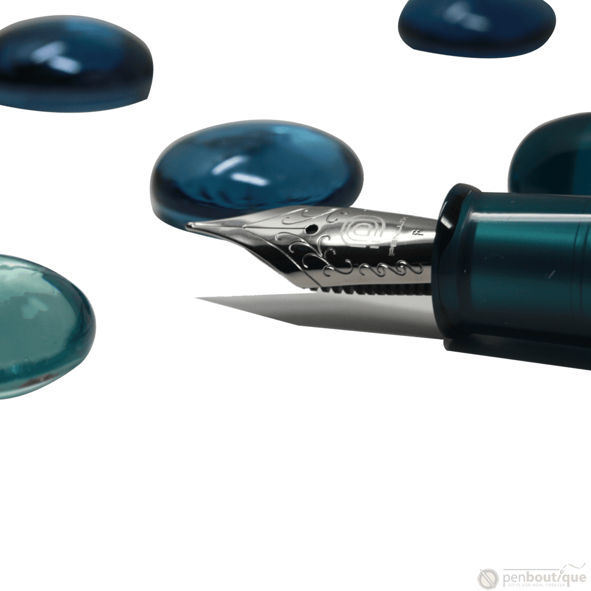 Penlux Masterpiece Grande Fountain Pen - Deep Sea - Pen Boutique Ltd