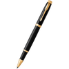 Parker IM Rollerball Pen - Black - Gold Trim - Pen Boutique Ltd