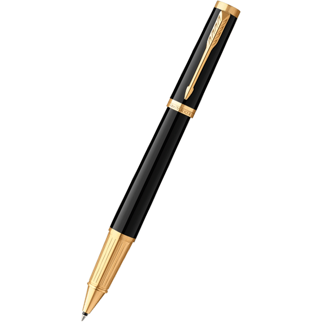 Parker Ingenuity Core Rollerball Pen - Black - Gold Trim - Pen Boutique Ltd
