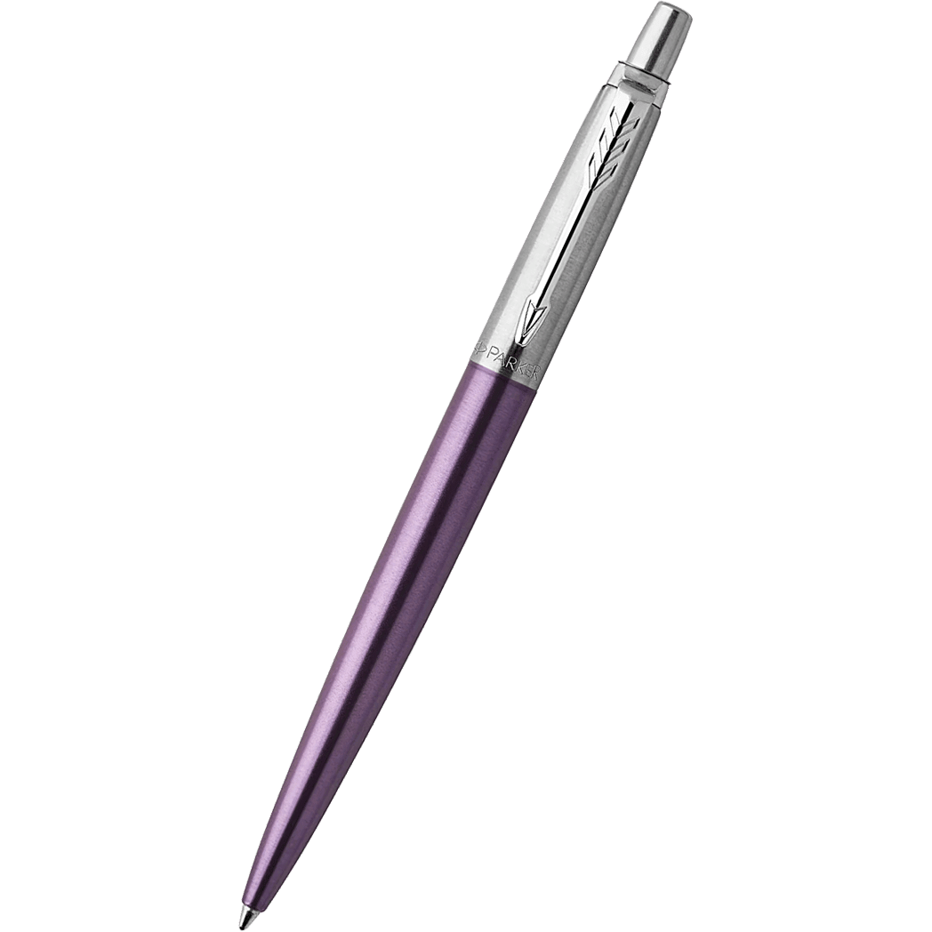 Parker Jotter Ballpoint Pen - Victoria Violet - Chrome Trim - Pen Boutique Ltd