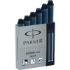 Parker Quink Mini Ink Cartridges - Black (6 Per Pack) - Pen Boutique Ltd