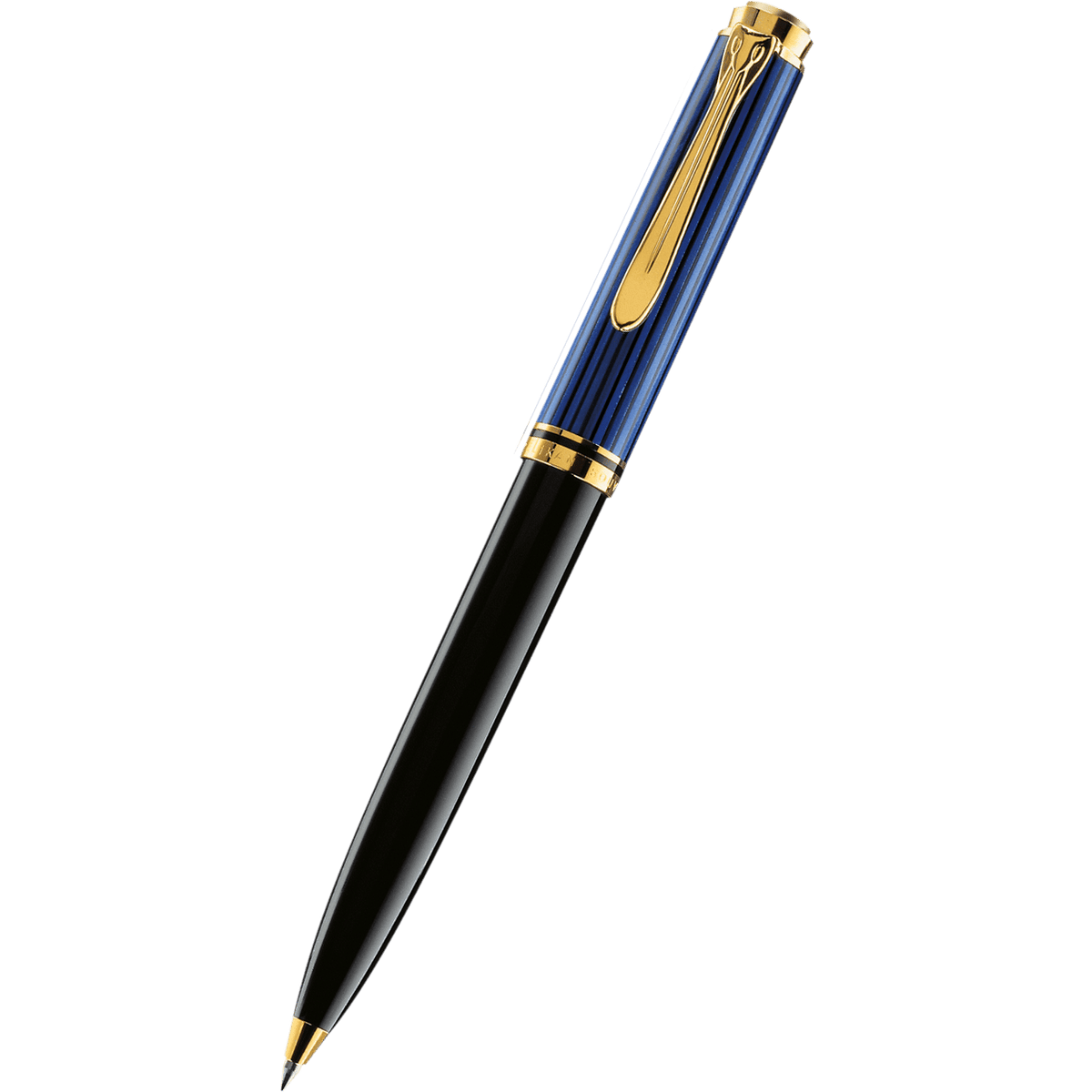 Pelikan Souveran Ballpoint Pen - K600 Black/Blue - Pen Boutique Ltd