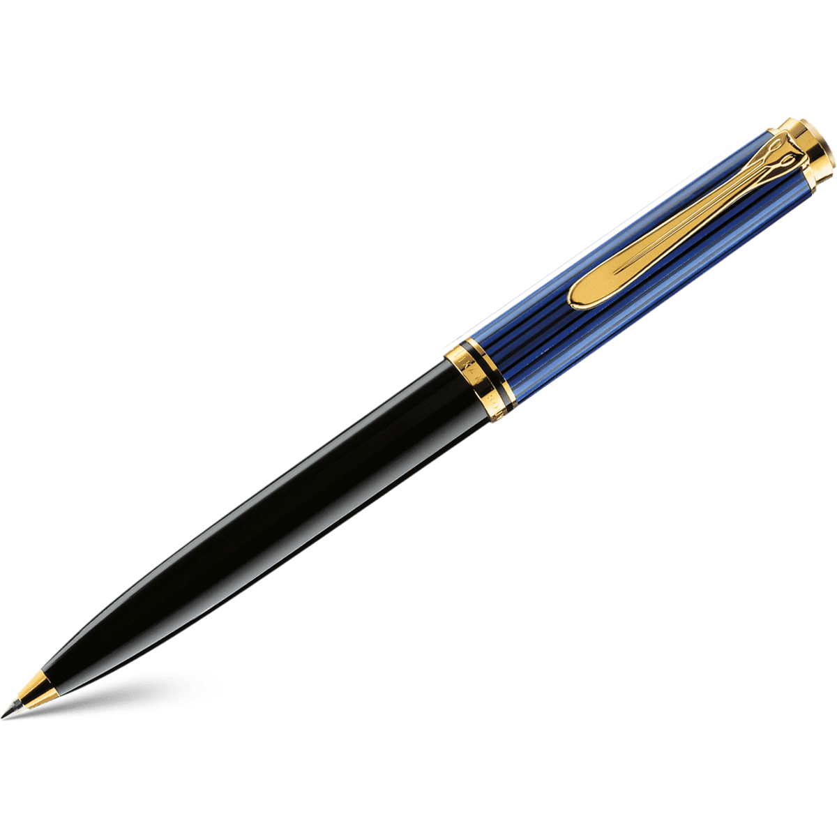 Pelikan Souveran Ballpoint Pen - K600 Black/Blue - Pen Boutique Ltd