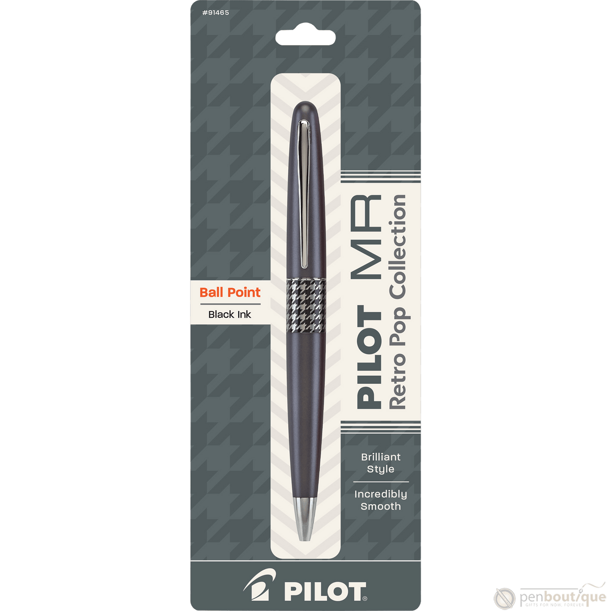 Pilot Ballpoint Pen - MR Collection - Retro Pop - Gray - Pen Boutique Ltd
