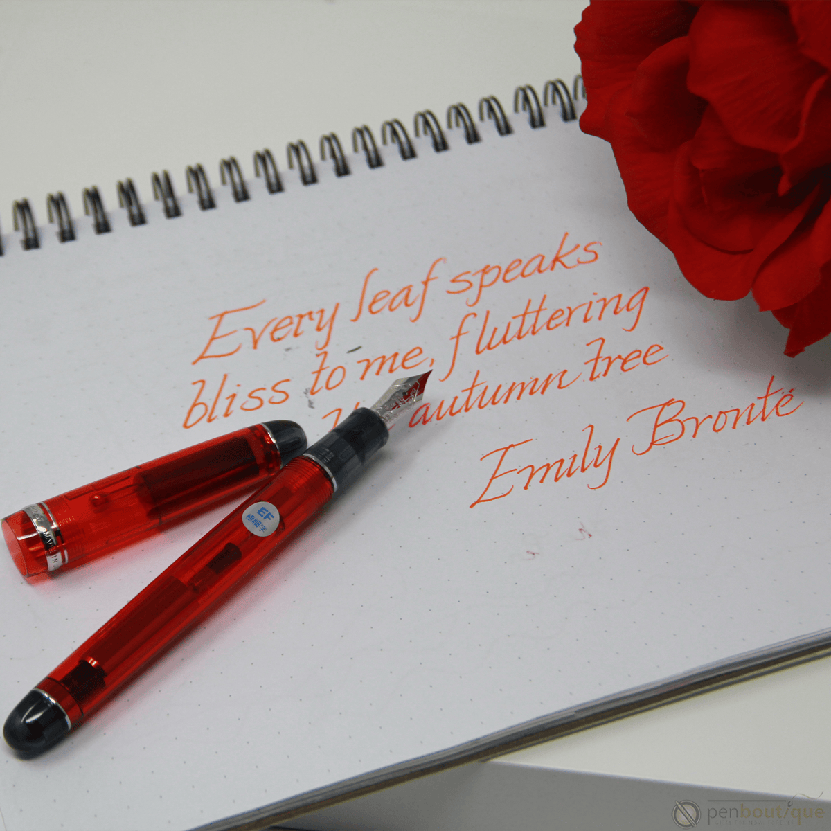 Pilot Custom 74 Fountain Pen - Grenadine - Pen Boutique Ltd
