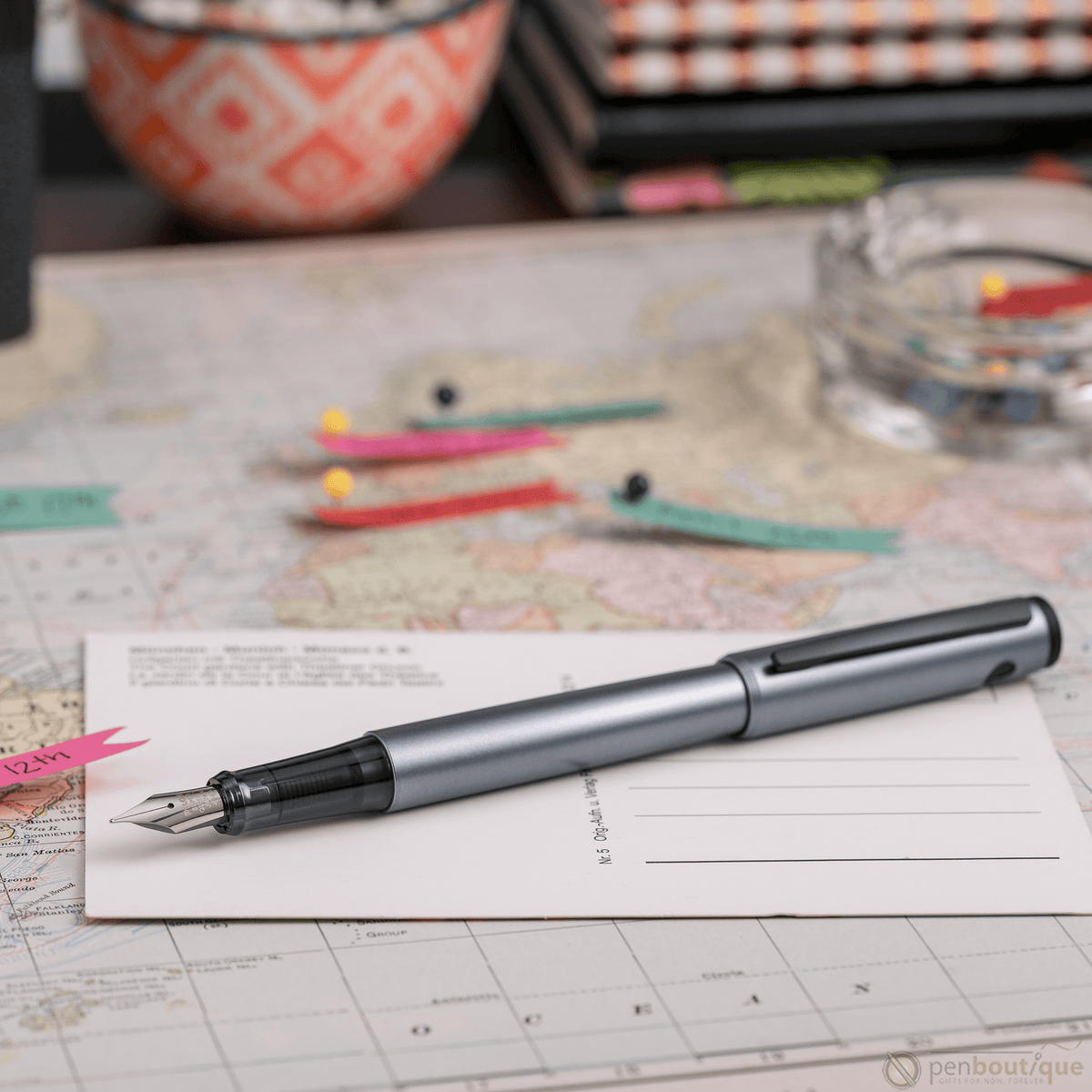 Pilot Explorer Fountain Pen - Gray - Pen Boutique Ltd