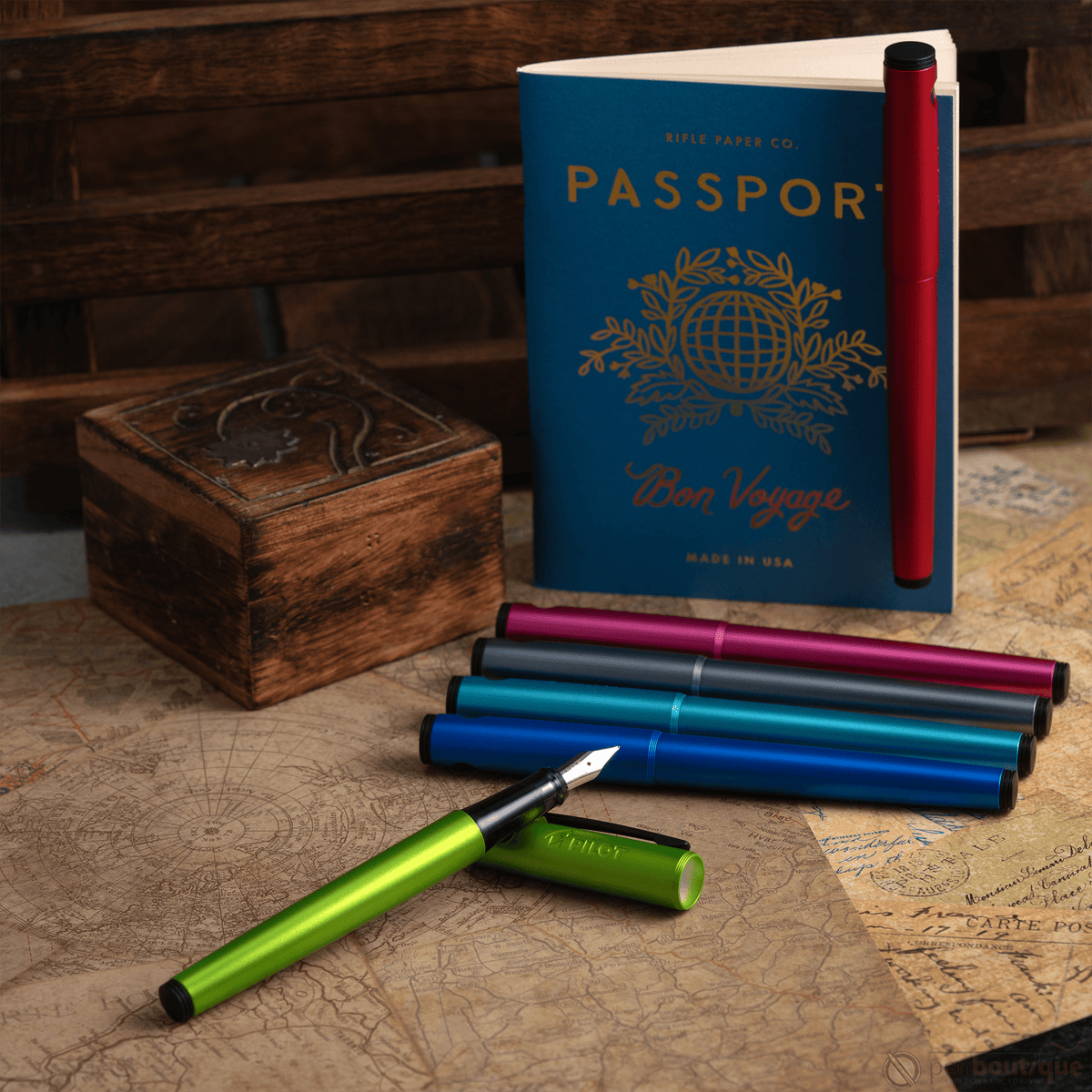 Pilot Explorer Fountain Pen - Red - Pen Boutique Ltd