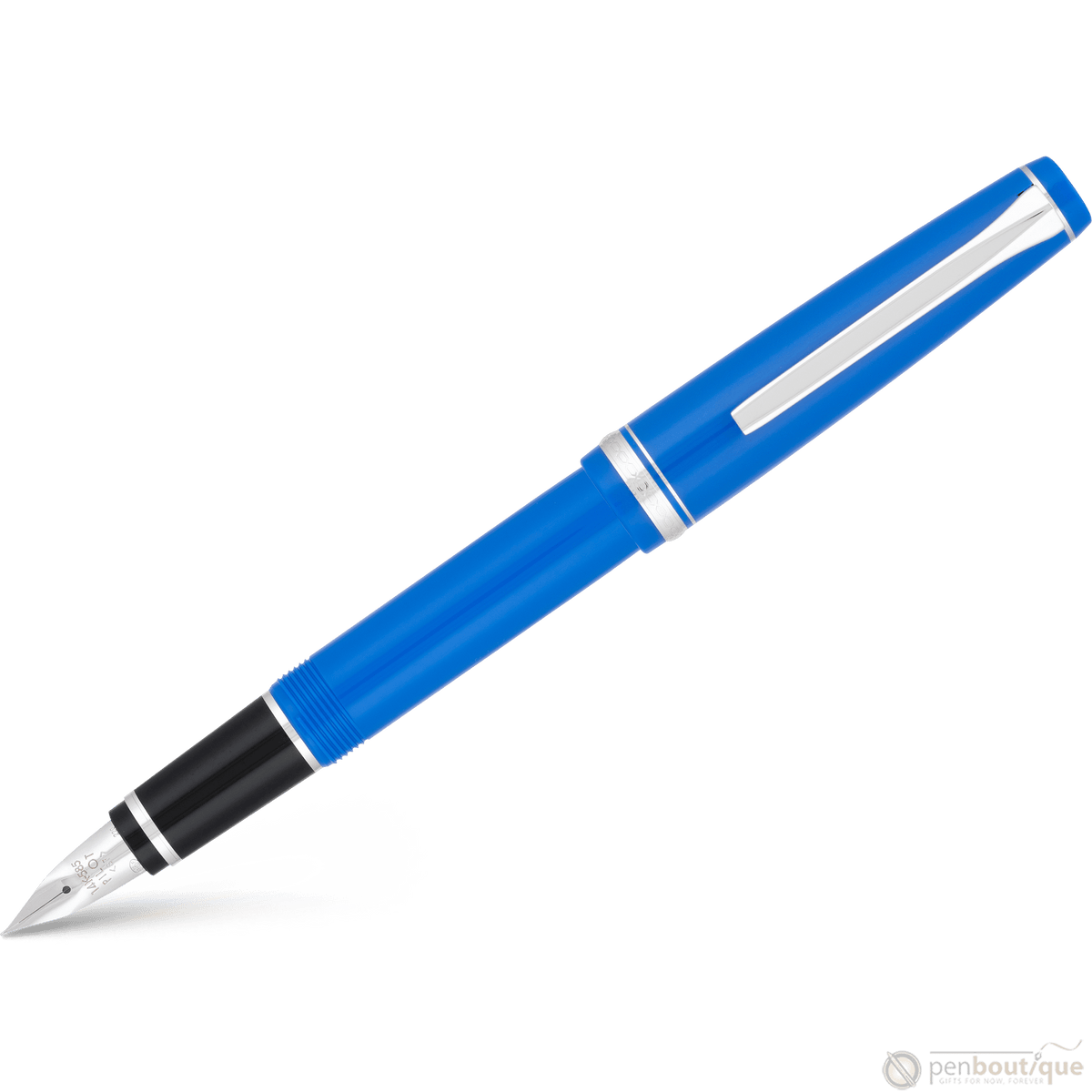 Pilot Falcon Fountain Pen - Marine Blue - Rhodium Trim - Pen Boutique Ltd