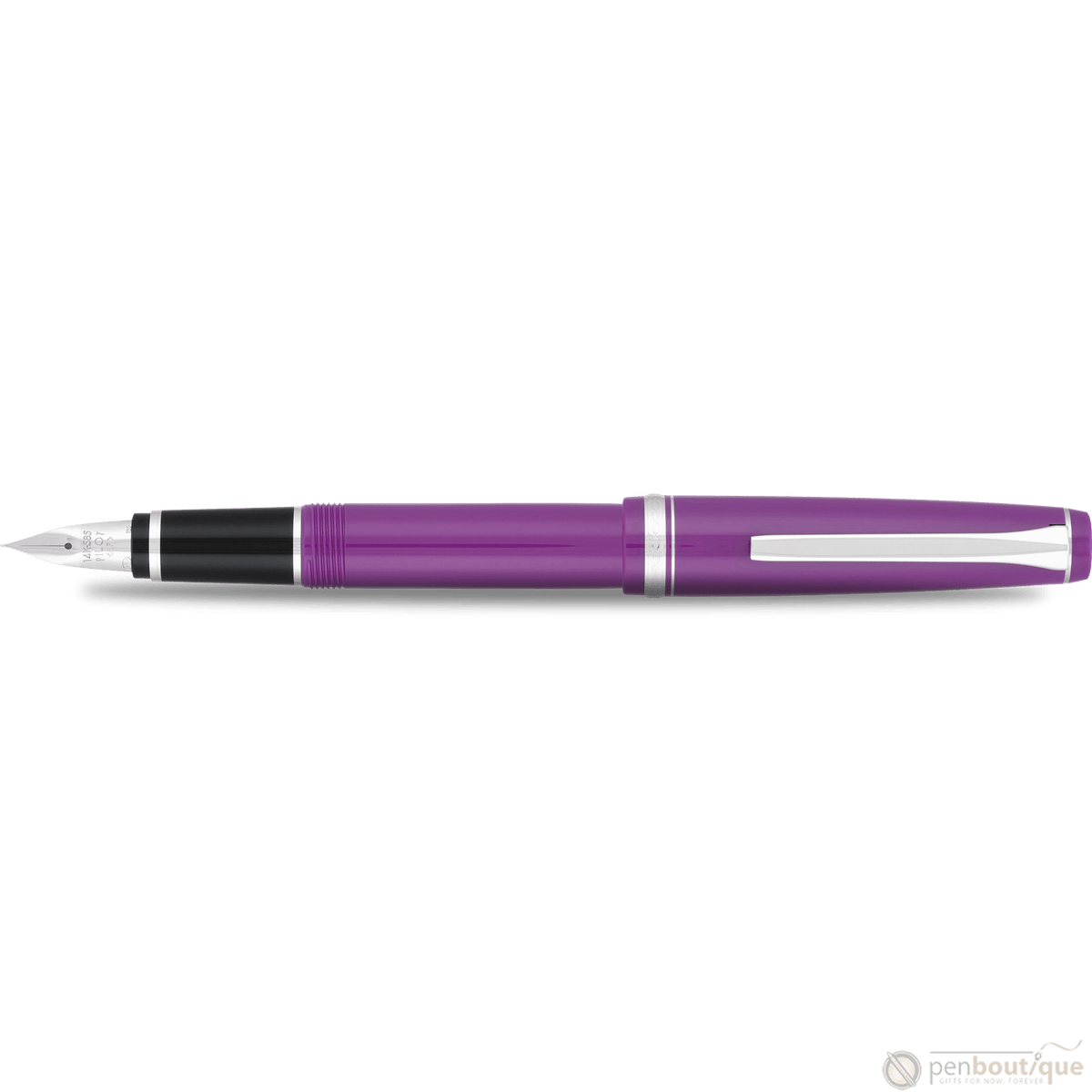Pilot Falcon Fountain Pen - Plum Purple - Rhodium Trim - Pen Boutique Ltd