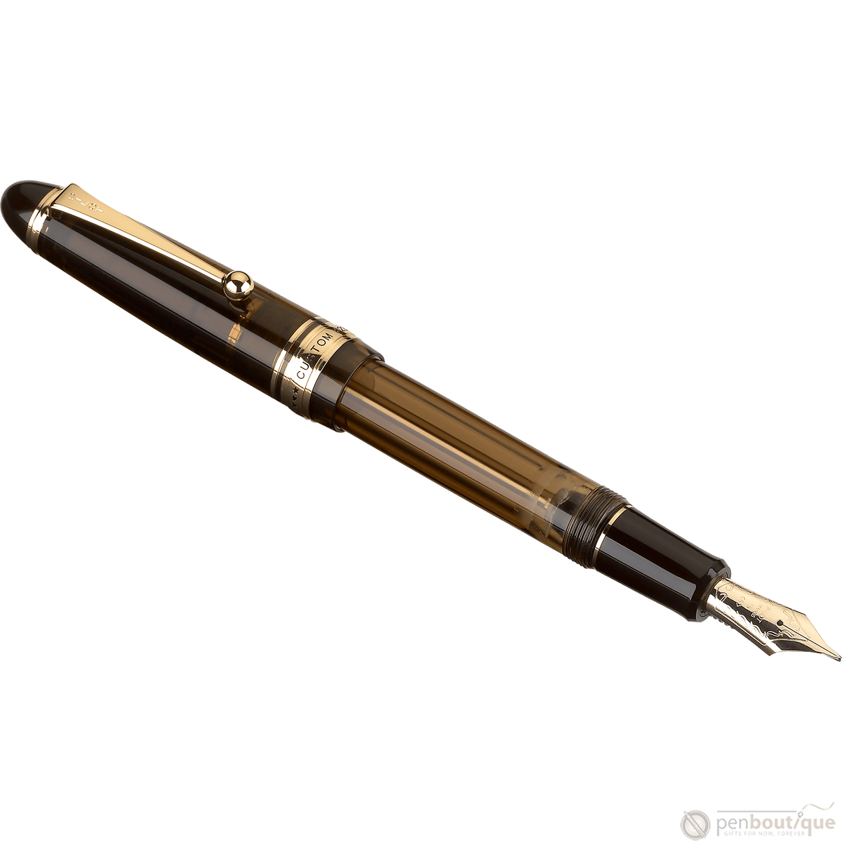 Pilot Custom 823 Fountain Pen - Amber - Pen Boutique Ltd