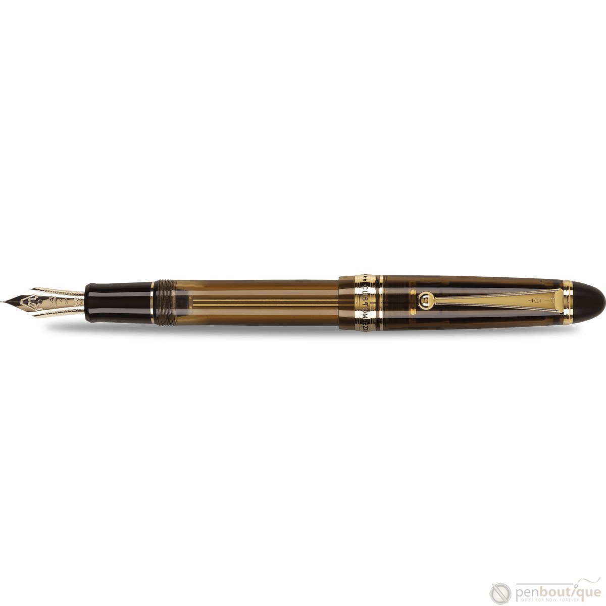 Pilot Custom 823 Fountain Pen - Amber - Pen Boutique Ltd