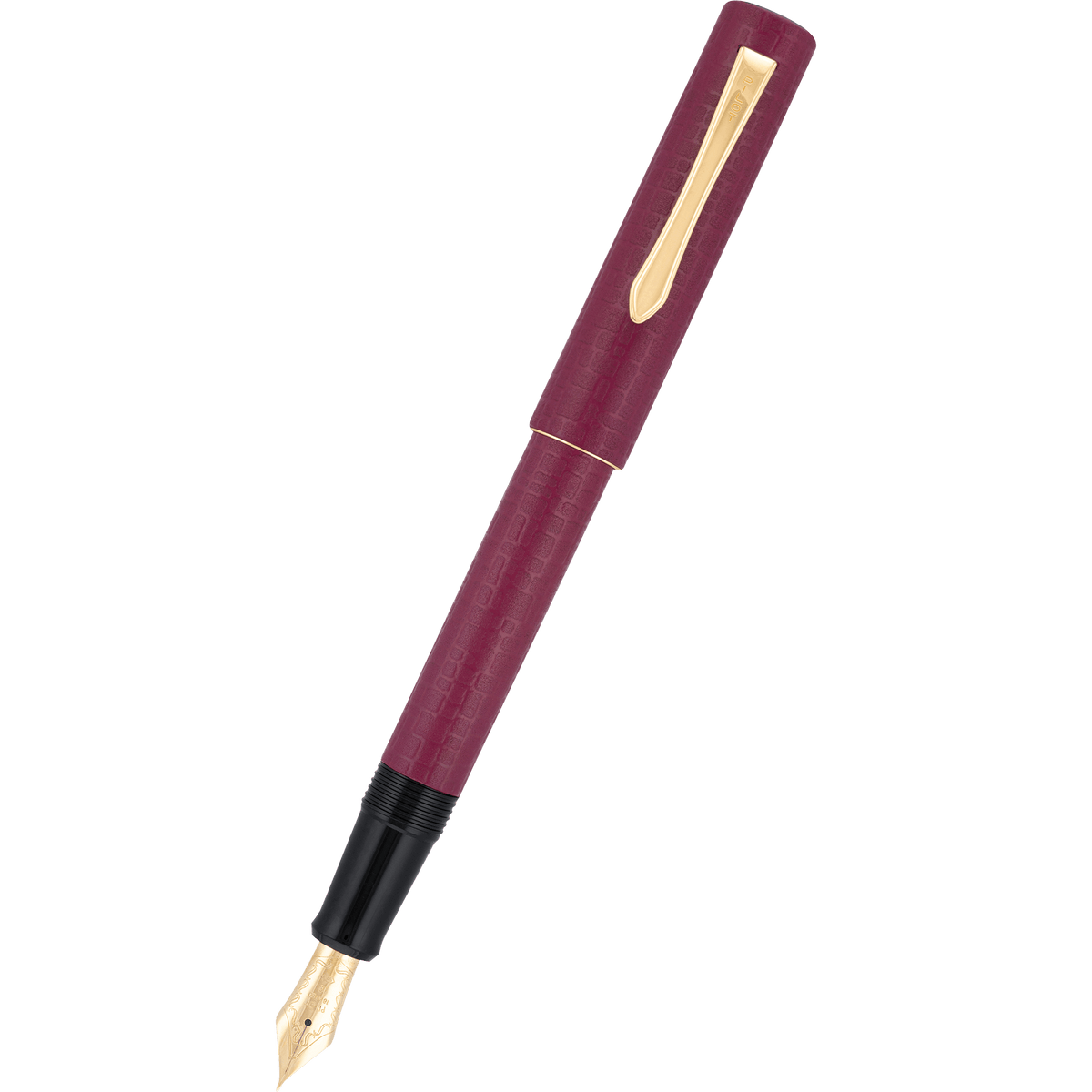 Pilot Ishime Fountain Pen - Burgundy - Pen Boutique Ltd