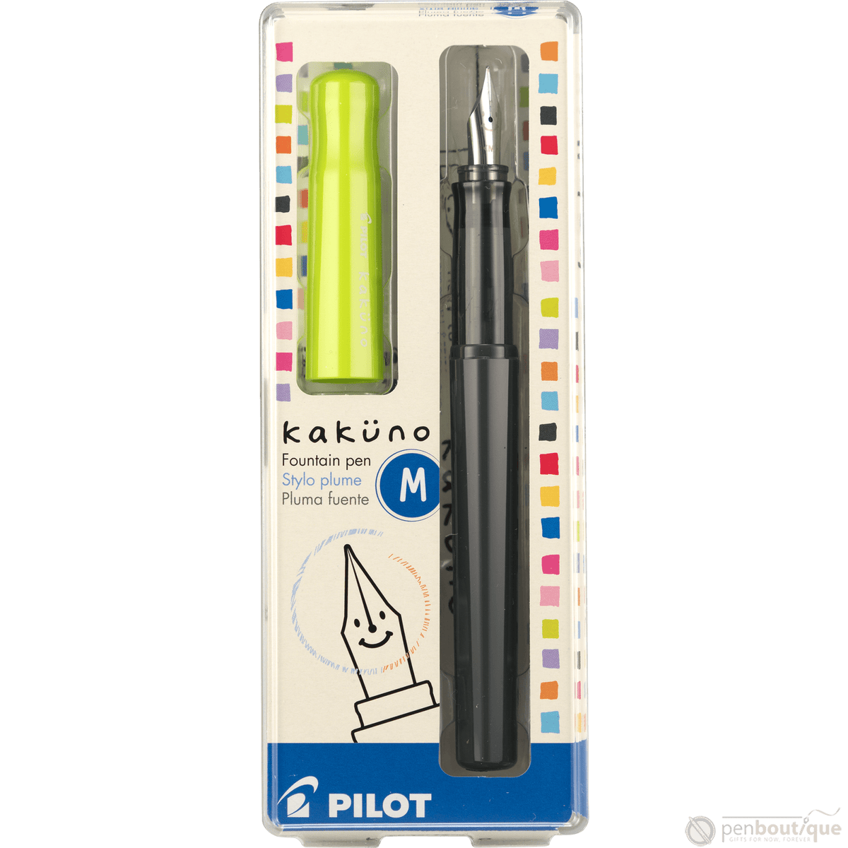 Pilot Kakuno Fountain Pen - Medium - Pen Boutique Ltd
