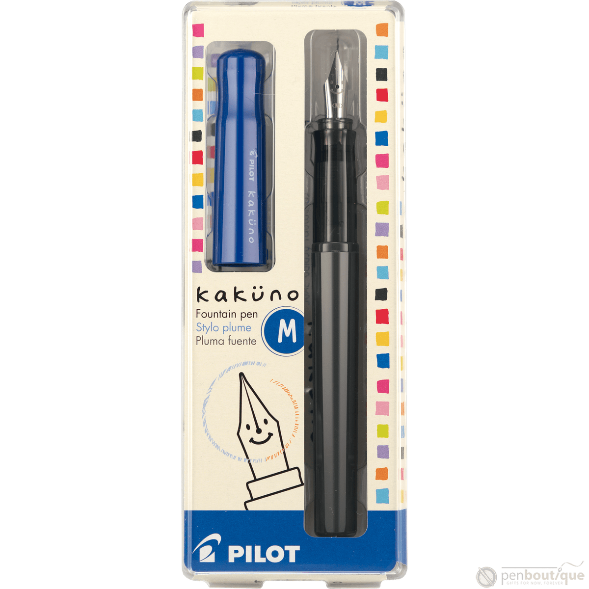 Pilot Kakuno Fountain Pen - Medium - Pen Boutique Ltd