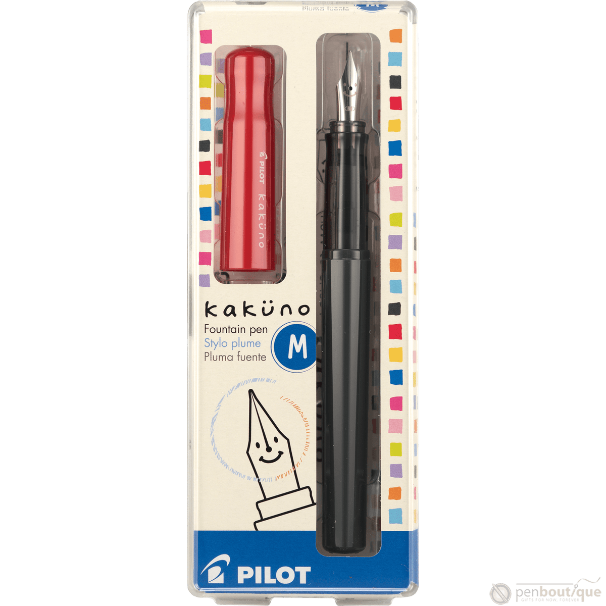 Pilot Kakuno Fountain Pen - Medium - Pen Boutique Ltd
