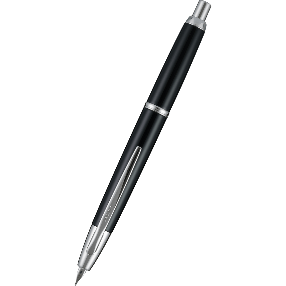 Pilot Vanishing Point Fountain Pen - Decimo Black - Pen Boutique Ltd