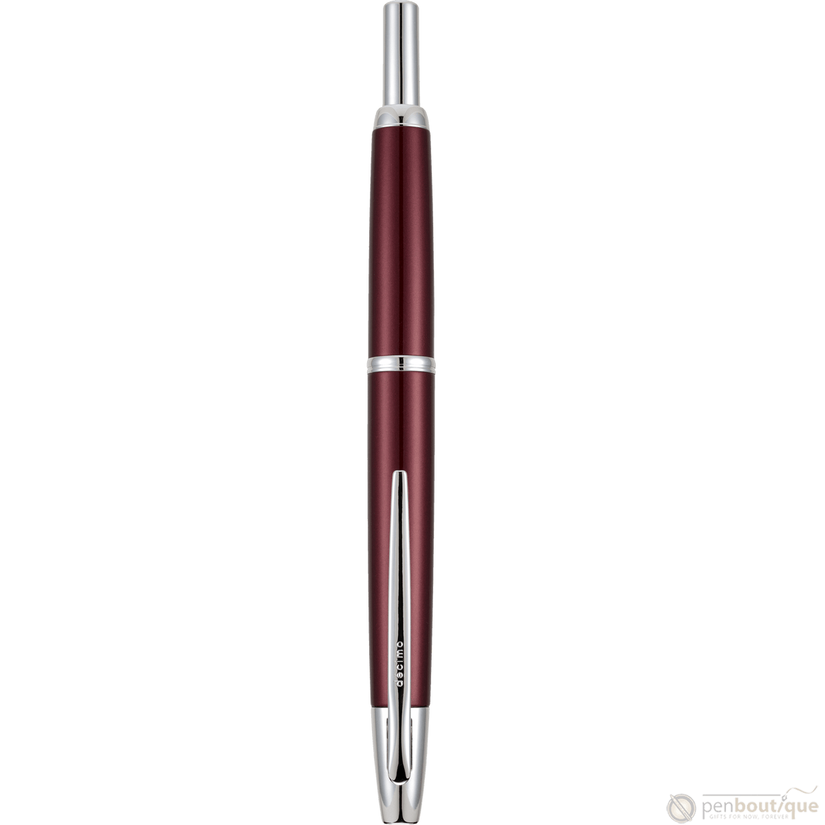 Pilot Vanishing Point Fountain Pen - Decimo Burgundy - Pen Boutique Ltd
