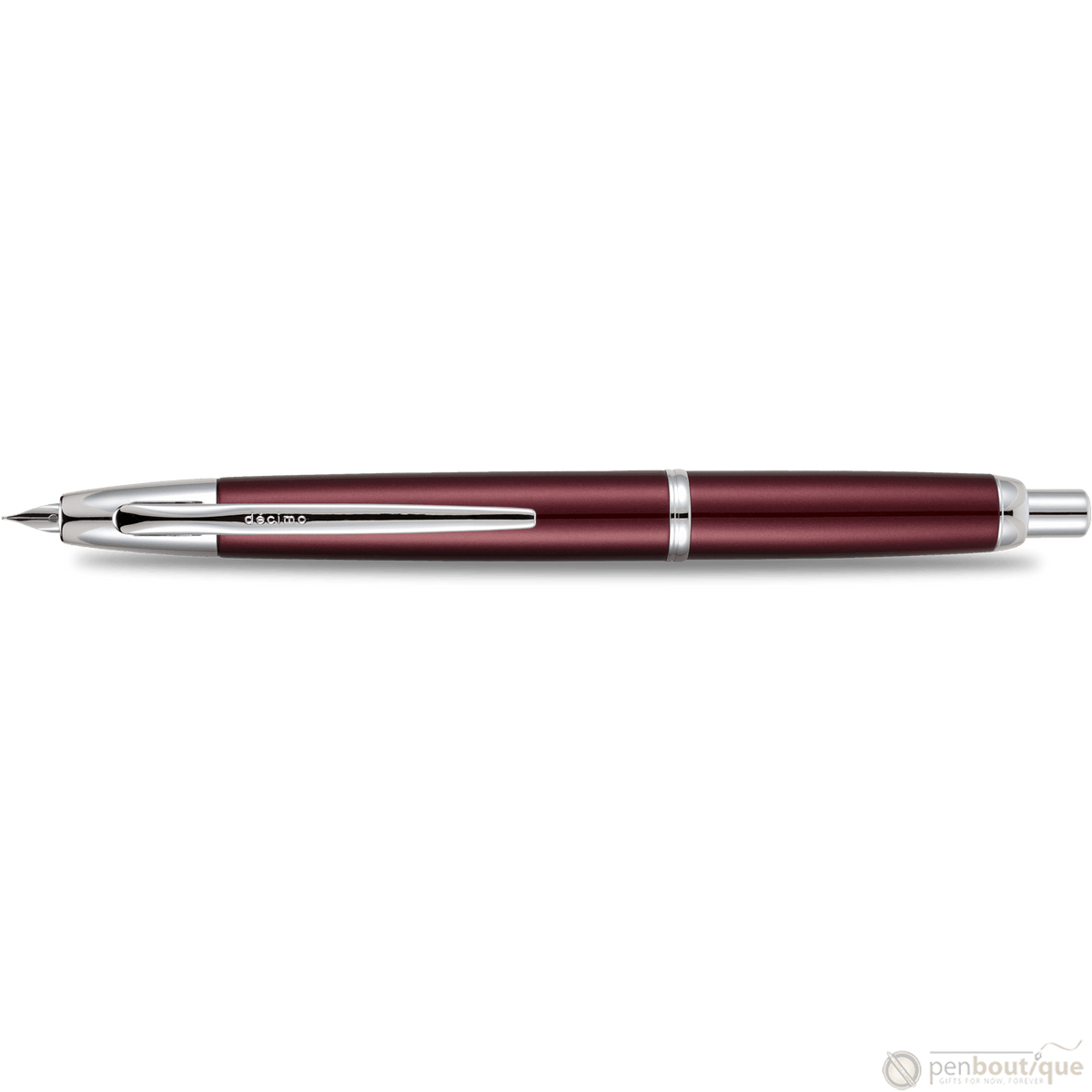 Pilot Vanishing Point Fountain Pen - Decimo Burgundy - Pen Boutique Ltd