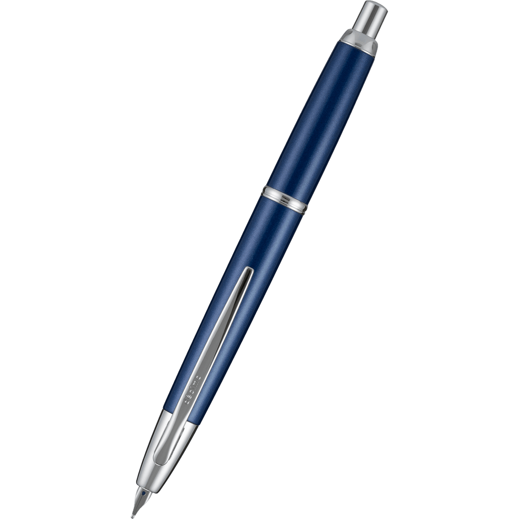 Pilot Vanishing Point Fountain Pen - Decimo Navy Blue - Pen Boutique Ltd