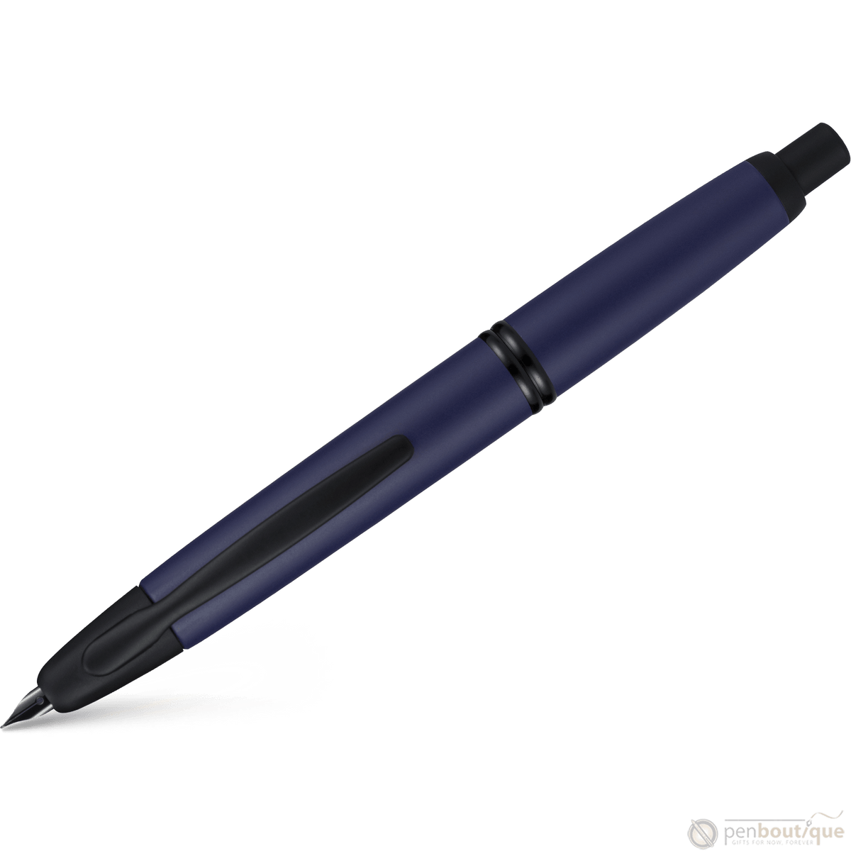 Pilot Vanishing Point Fountain Pen - Matte Blue - Pen Boutique Ltd