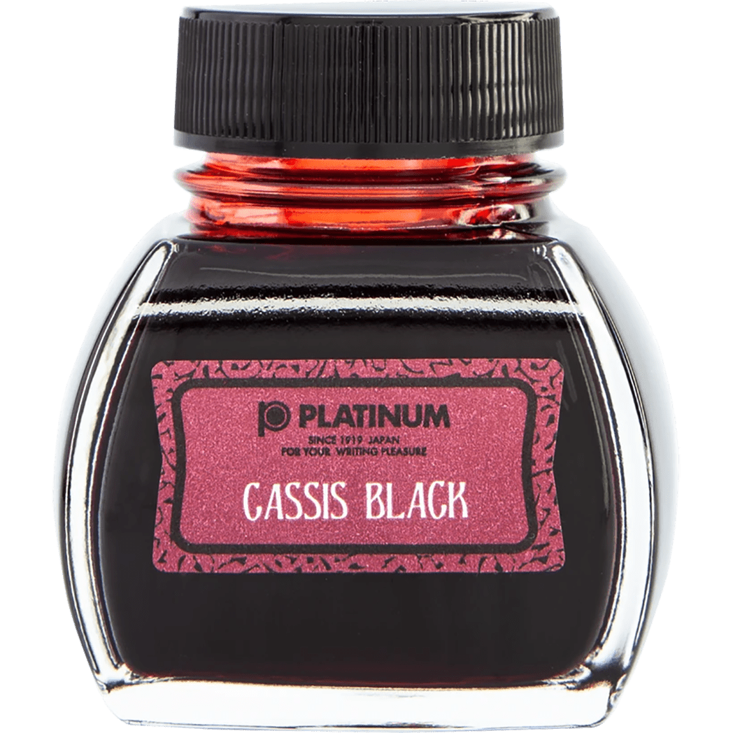 Platinum Classic Cassis Black Ink Bottle 60ml - Pen Boutique Ltd