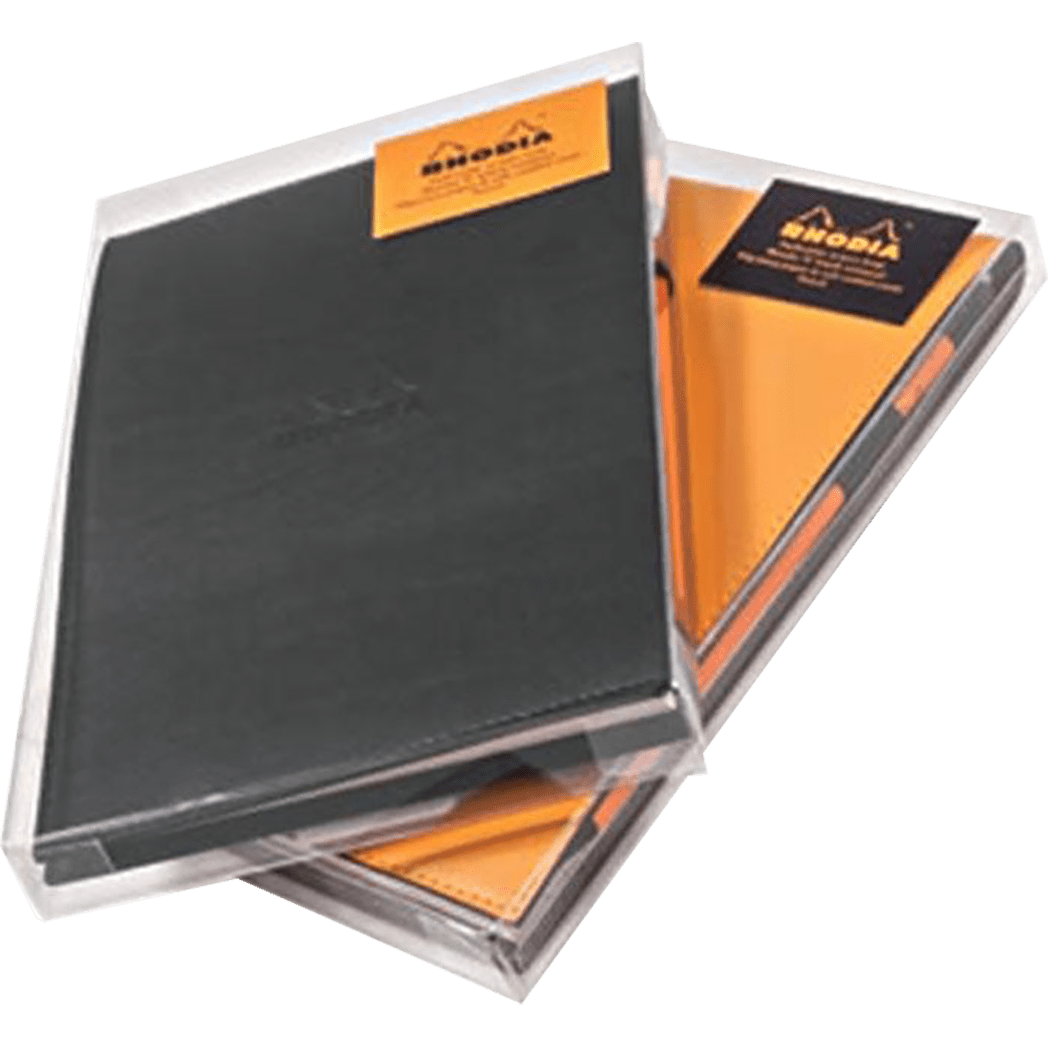 Rhodia "R" Notepad Gift Set Orange w/blank pad 6 x 8 ¾ - Pen Boutique Ltd