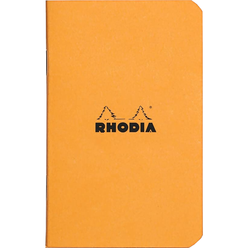 Rhodia Staplebound Notebook - Orange - Graph - Pen Boutique Ltd