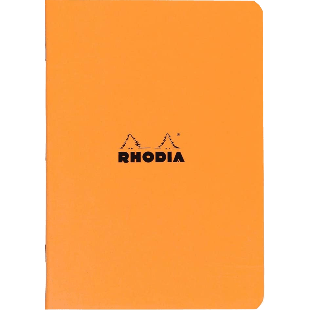 Rhodia Staplebound Notebook - Orange - Lined - Pen Boutique Ltd