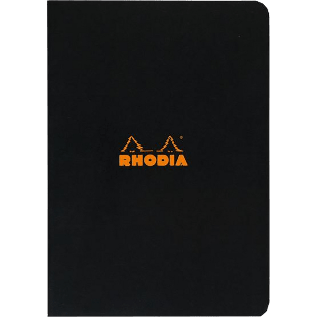 Rhodia Staplebound Lined Notebook 8 1/4 X 11 3/4-Black - Pen Boutique Ltd