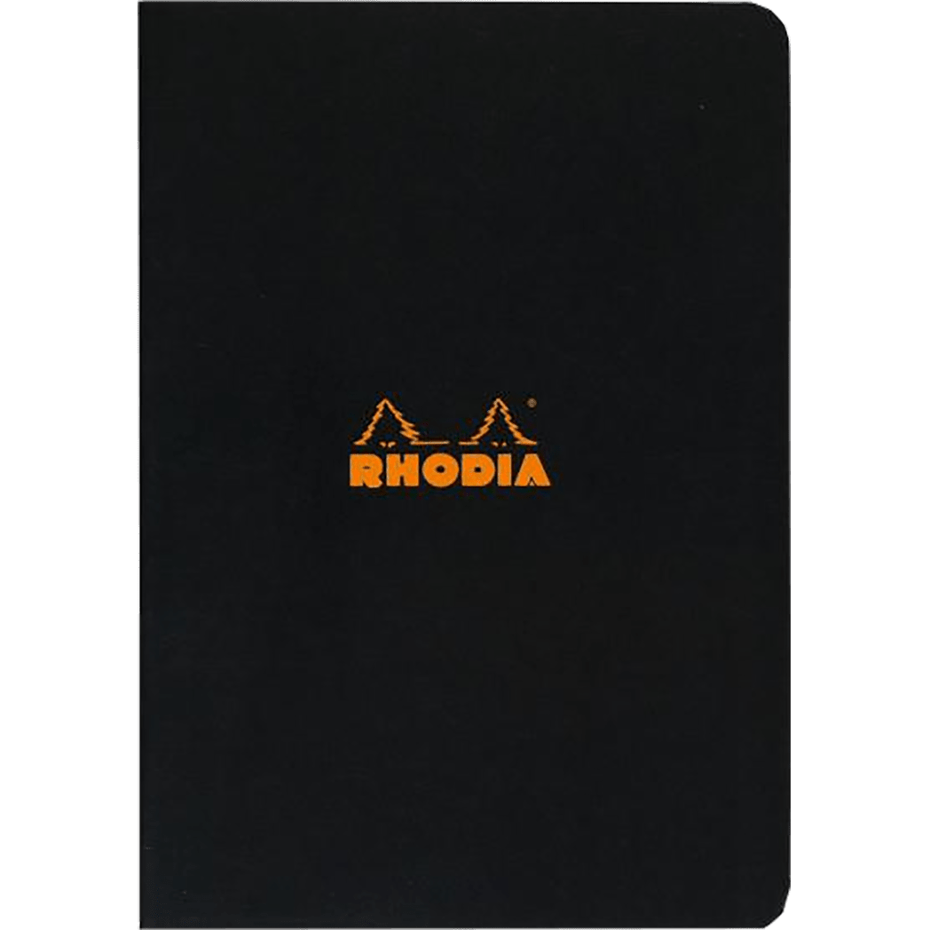 Rhodia Staplebound Lined Notebook 8 1/4 X 11 3/4-Black - Pen Boutique Ltd