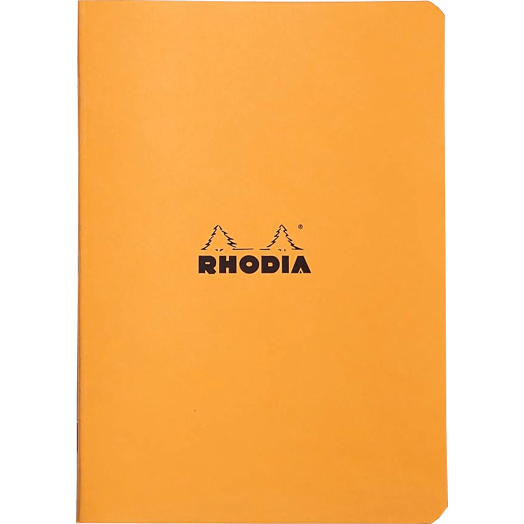 Rhodia Staplebound Lined Notebook 6 X8 1/4-Orange - Pen Boutique Ltd