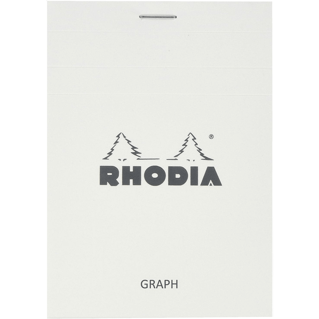 Rhodia Ice Staplebound Notepad - Graph 3-3/8" X 4-3/4 - Pen Boutique Ltd