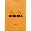 Rhodia N° 12 Pad - Orange - Lined - Pen Boutique Ltd