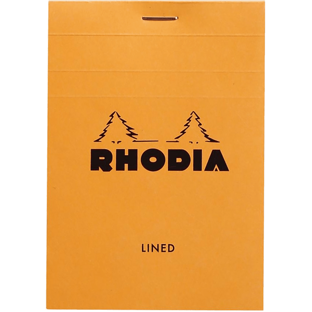 Rhodia N° 12 Pad - Orange - Lined - Pen Boutique Ltd