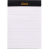 Rhodia N° 12 Pad - Black - Lined - Pen Boutique Ltd