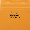 Rhodia Le Carre Square Notepads Small (5 3/4 x 5 3/4) with Orange - Pen Boutique Ltd
