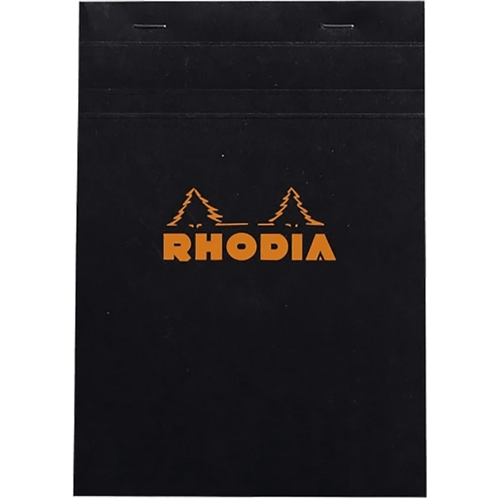 Rhodia N°16 Staplebound Pad - Black - Graph - Pen Boutique Ltd